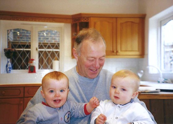 Michael with Grandsons Pat and Ollie 