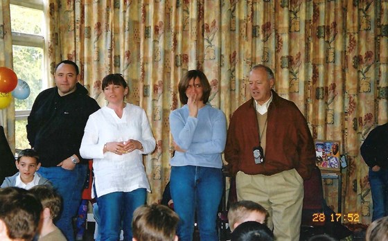 Michael with Gerald, Marian and Tina