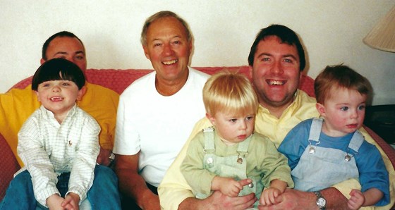 Michael Snr with Sons Michael Jr, Tony and Grandsons Barney, Pat and Ollie