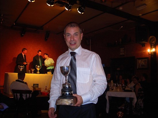 Surprised to win a cricket award a few years ago