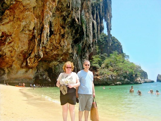 Dad and Julie in Thailand