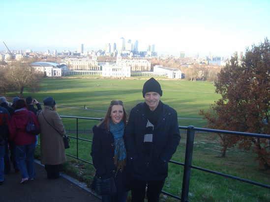 Me and Dad in Greenwich