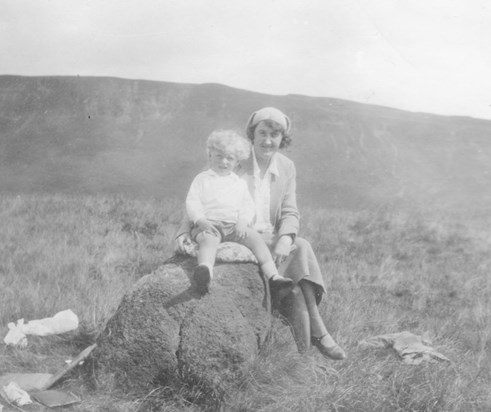Colin and Myrtle, Campsie Fells, 1931
