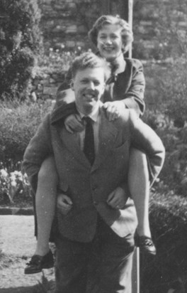 Colin & Pam on holiday, 1955