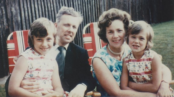 Colin, Pam, Heather and Shirley - 1963