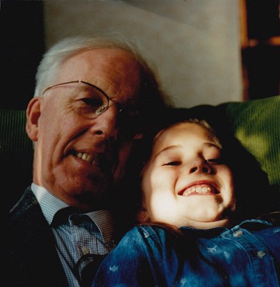 1997: Grandpa and Granddaughter Lucy (the girl that ate too many kinder eggs!) thanks to Grandpa! :)
