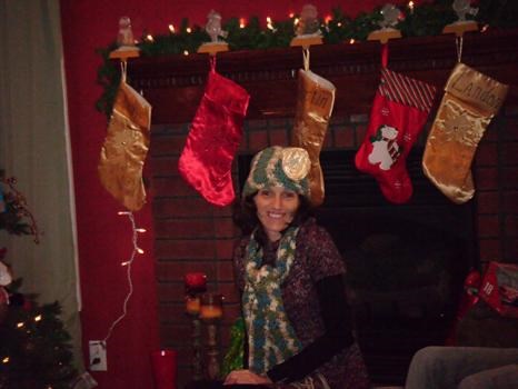 Tonya at Christmas 2009