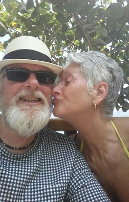 Dick n Babs in St lucia