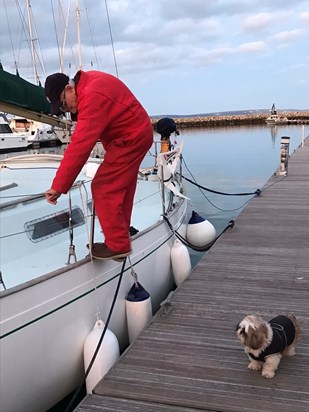 Portland Marina Disembarking Clara May