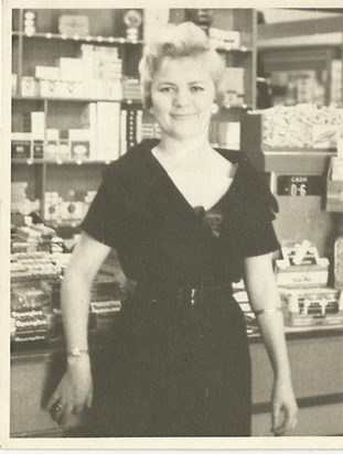 Mum at Newsagent she used to Manage