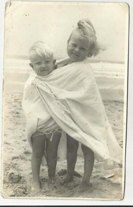 Mum with her Brother Tony