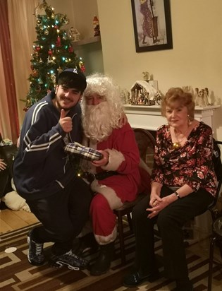 Zak with Granny and Granda 