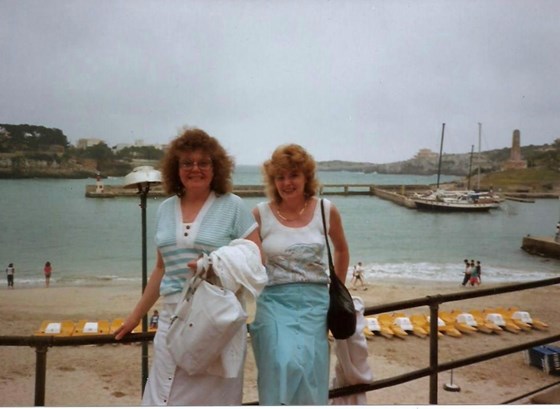 Beautiful ladies at the beach