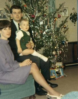 Calli, Jim, and James: 2nd Christmas as Parents
