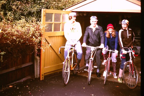 Ian, Eric, Sylvia & Richard - Bromley days.