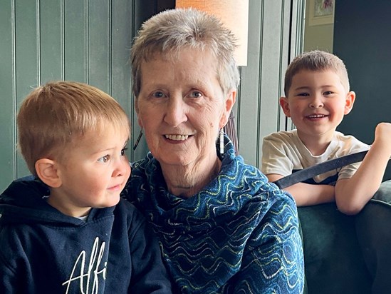 Her final holiday with Grandsons Harry & Alfie