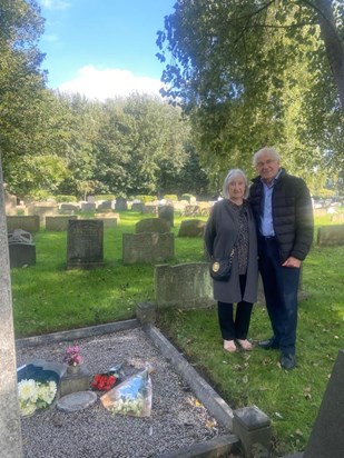Laid to rest. Formby. Brother Bob & Sister Audrey.