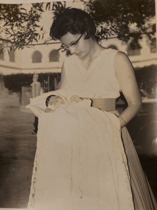 Godmother to Dina,  July 1960