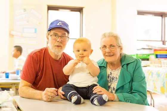 Paul, Nanny and Grandad
