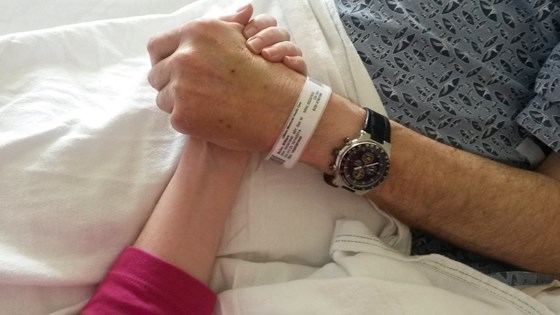 Oct. 2014 - Right by your side, dad