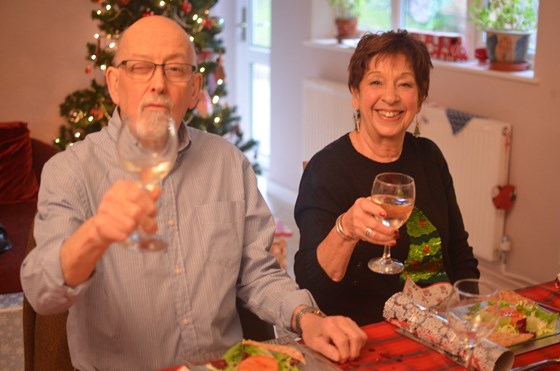 Harvey and Audrey (Katie's mum, deceased) - Christmas 2017