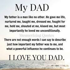 What else can I say? Dad you were one in a million and I will miss you forever. Donna xx