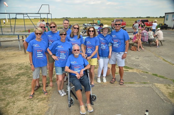 Richards last public day out supporting me in my charity skydive for MND. A wonderful, memorable day