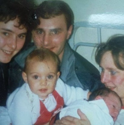 Danny, mummy, sister Kirst, Auntie Diane and Uncle Ashley