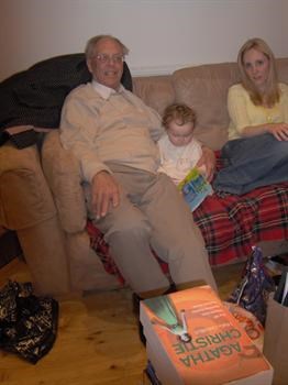 ME AND YOU DAD WITH YOUR GRANDDAUGHTER BRIONY
