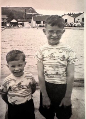John and his younger brother Jeff