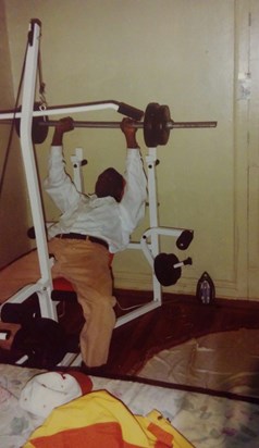 Leroy weightlifting back in the day