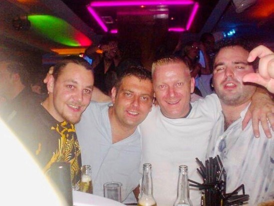 Madrid nights out! So many great memories there with Martin and Chris. 