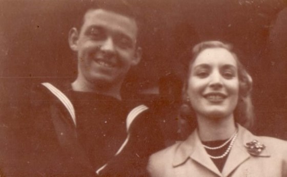 Daddy and Mummy on their wedding day - December 2nd, 1953