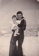 Daddy and Robert 1955