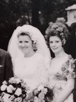 Dear Caroline, remembering 50 years ago,  Anne & Tom xx