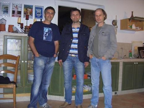 Andrej with his 2 brothers Dragan and Dorjan 4th May 2007