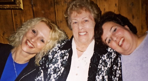 Jeanette with her dear Mum and sister Barbara.