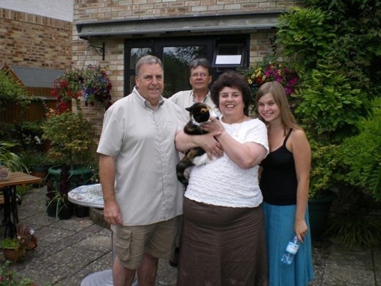 Keith and Jeanette with Randy and Amanda Perry in 2007