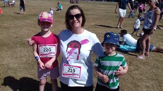 Me and Daisy....race for life for Mart ?