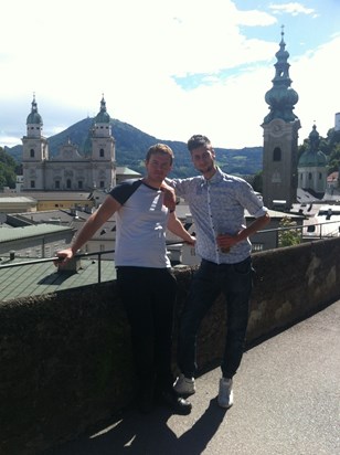 Salzburg enjoying the views 