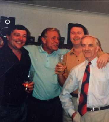 Roger,Dad,Vince and Les 1991
