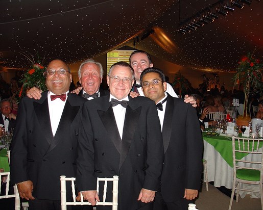 The South Harrow Club at Anthea Turner's charity function in 2004.