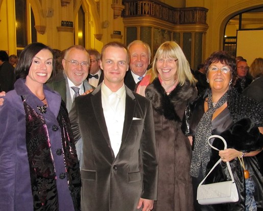 David with Georgia, Graham, Hughie, Sheila and Barbara. Le Touquet January 2011
