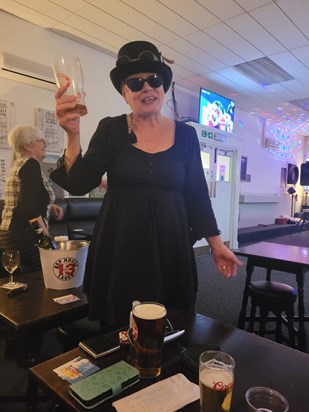 From a fabulous night at Cambois Club Halloween Karoke hosted by the wonderful Pete. I was blessed to have shared this night with Sherry & friends at our much loved monthly karaoke evenings. ❤