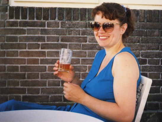 Sherry Having A Drink 2011
