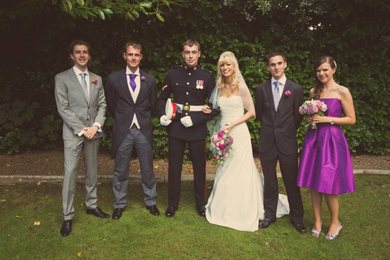 Michael at Jo and Dean's wedding on 3rd August 2013 x