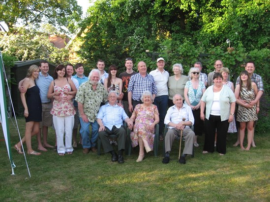 The family at Bart's 90th birthday