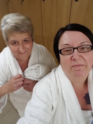 A day at the spa for my 50th... present from Yasmin for us together xx