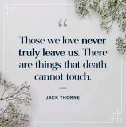 Death cannot touch us. Our love was more powerful than death or even life itself ❣