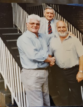 Dad with with Guard mates. 